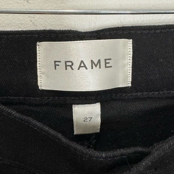 NWT FRAME Le Slim Palazzo in Black - Picture 14 of 16